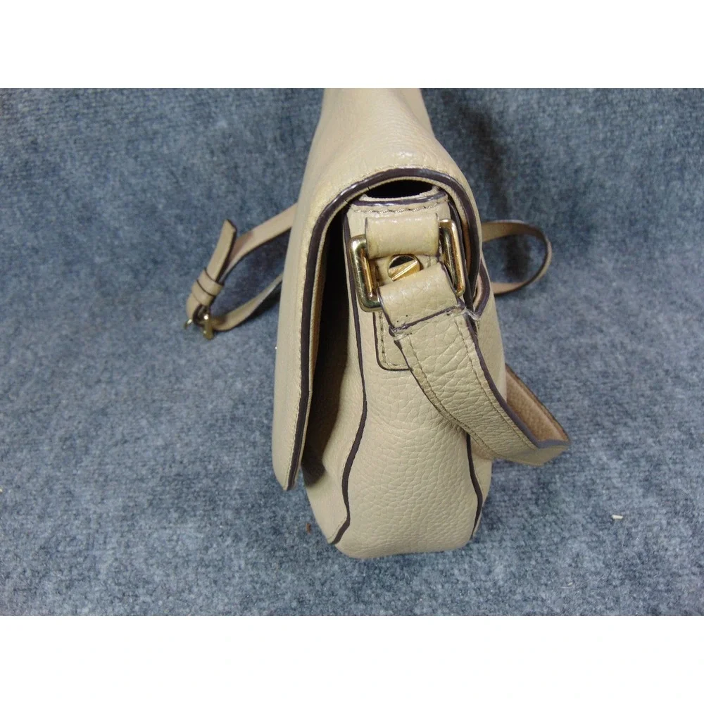 Michael Kors Bedford Crossbody Bag Tan Pebble Leather 38S7XBFM2L‎ Flaw